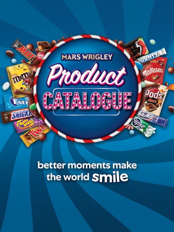 Couverture — Mars Wrigley — Product Catalogue