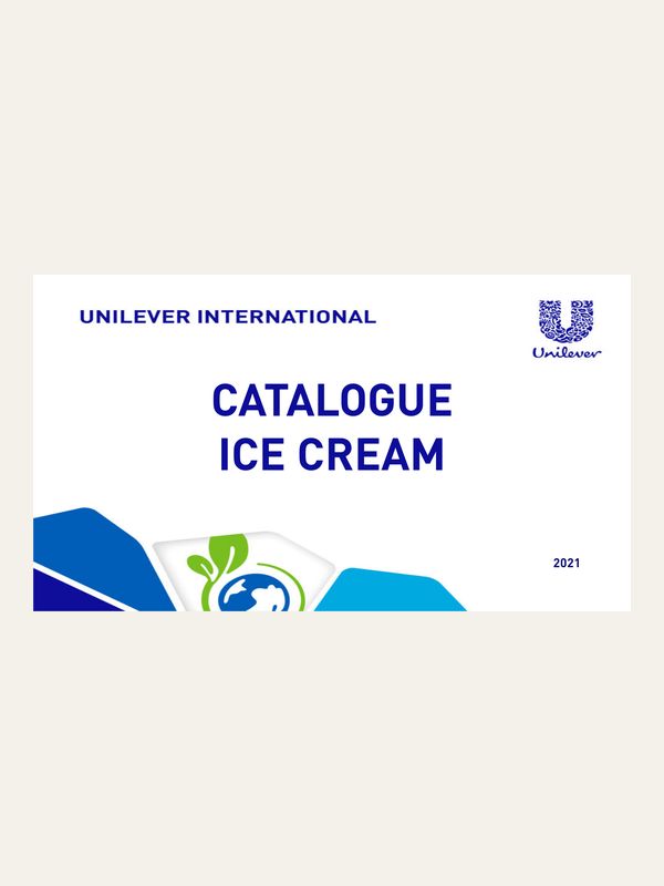 Couverture — Unilever International — Ice Cream